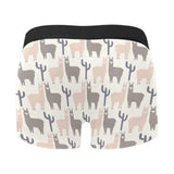 Llama Alpaca pattern Men's All Over Print Boxer Briefs Men's Underwear