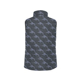 Swordfish Pattern Print Design 03 Women's Padded Vest