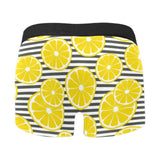 slice of lemon design pattern Men's All Over Print Boxer Briefs Men's Underwear