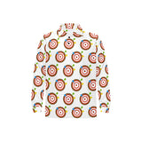 Darts Pattern Print Design 04 Men's Long Sleeve Polo Shirt