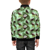Coconut Pattern Print Design 02 Kids' Boys' Girls' Bomber Jacket