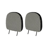 Coffee bean abstract modern pattern Car Headrest Cover