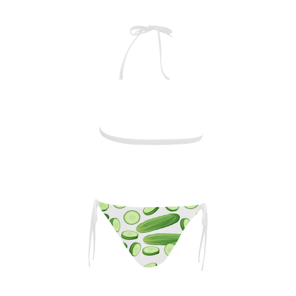 cucumber whole slices pattern Sexy Bikinis Two-Piece Swimsuits