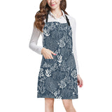 Coral Reef Pattern Print Design 05 All Over Print Adjustable Apron