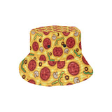 Pizza texture pattern Unisex Bucket Hat