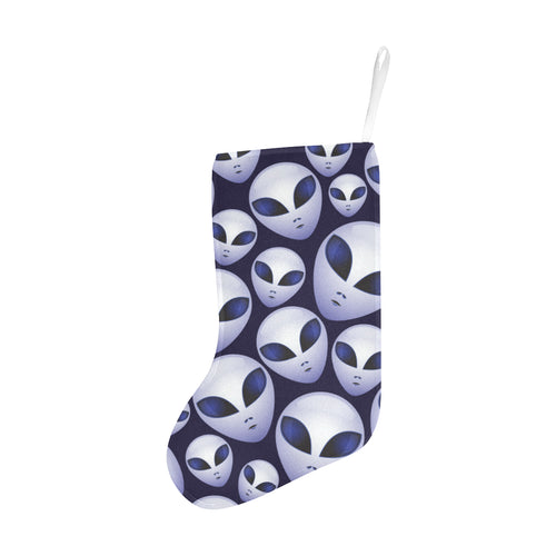 Alien Pattern Print Design 01 Christmas Stocking