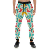 Colorful moon pattern Unisex Casual Sweatpants