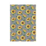 sunflowers ribbon background House Flag Garden Flag