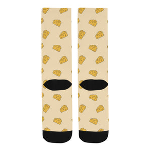 Cheese pattern Crew Socks