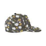 Beautiful gold autumn maple leaf pattern All Over Print Snapback Cap