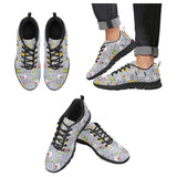 Math Pattern Print Design 04 Men's Breathable Sneakers ( Model 055)