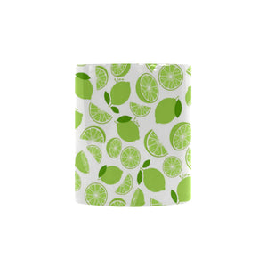 Lime design pattern Morphing Mug Heat Changing Mug