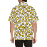 Beer design pattern Men's All Over Print Hawaiian Shirt