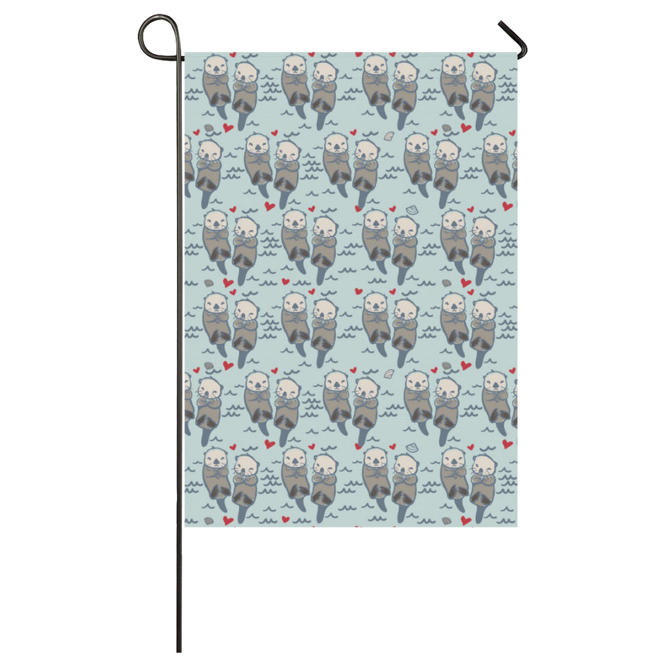 Lovely Sea Otter Pattern House Flag Garden Flag