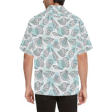 Shell polynesian tribal Men's All Over Print Hawaiian Shirt