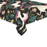 Unicorns forest background Tablecloth