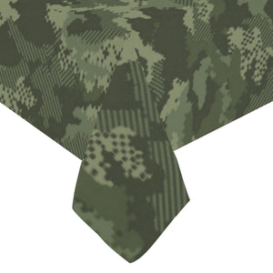 Digital Green camouflage pattern Tablecloth