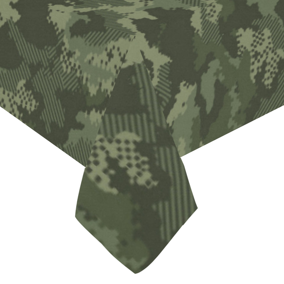 Digital Green camouflage pattern Tablecloth