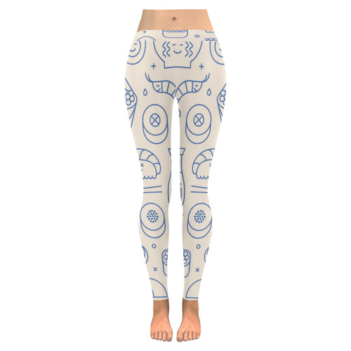 Cute sushi icon pattern Women's Legging Fulfilled In US