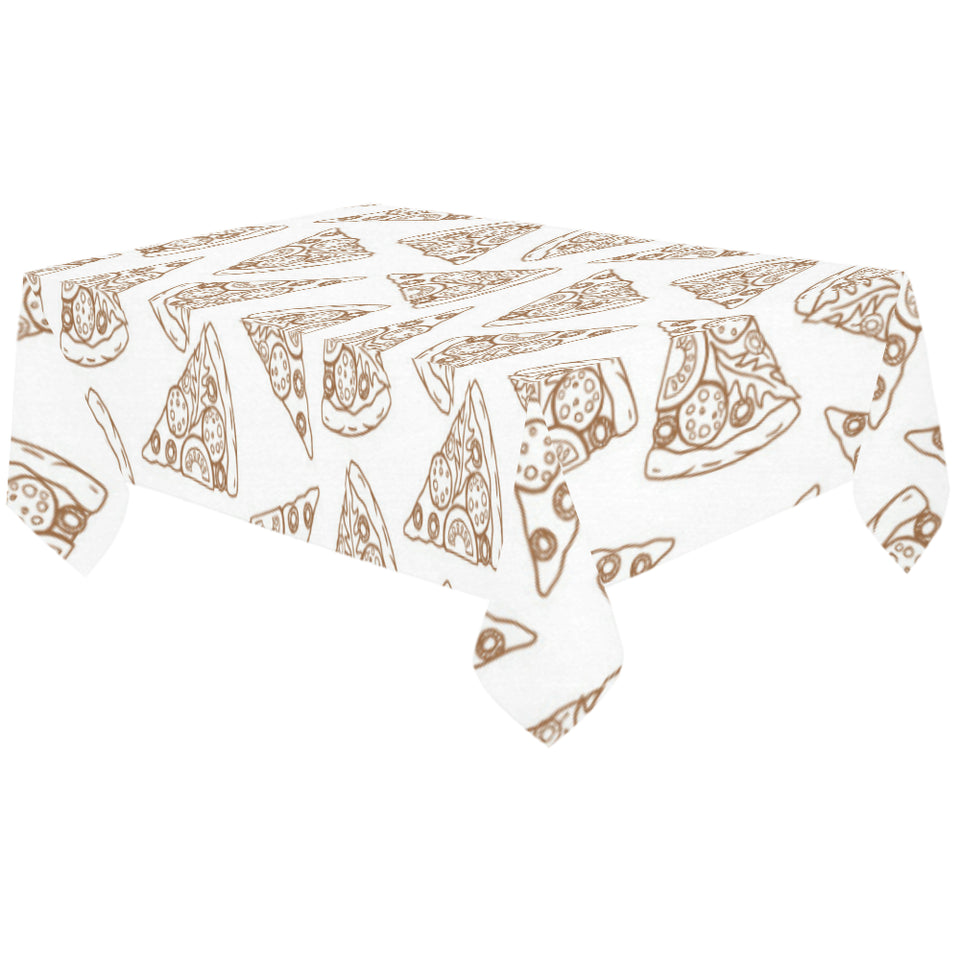 Hand drawn pizza pattern Tablecloth