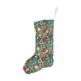 Gear Pattern Print Design 03 Christmas Stocking