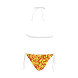 Fire flame design pattern Sexy Bikinis Two-Piece Swimsuits