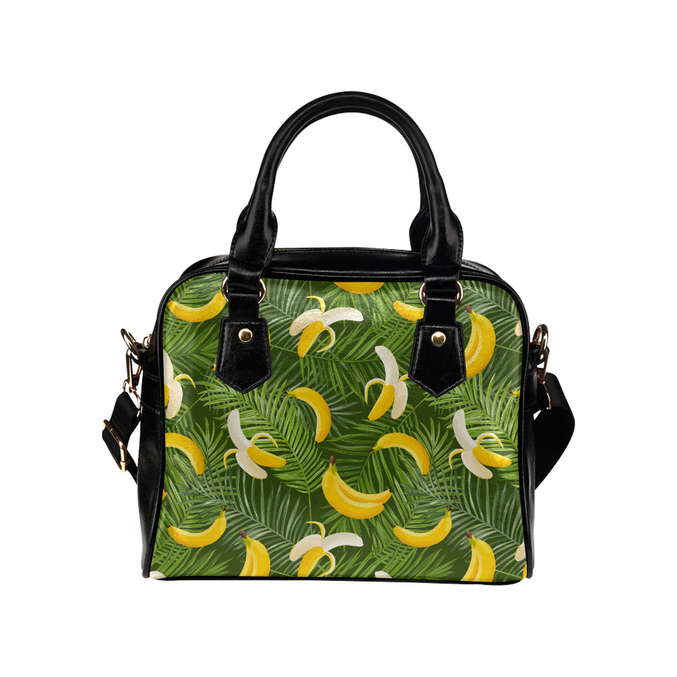 Banana Palm Leaves pattern Shoulder Handbag
