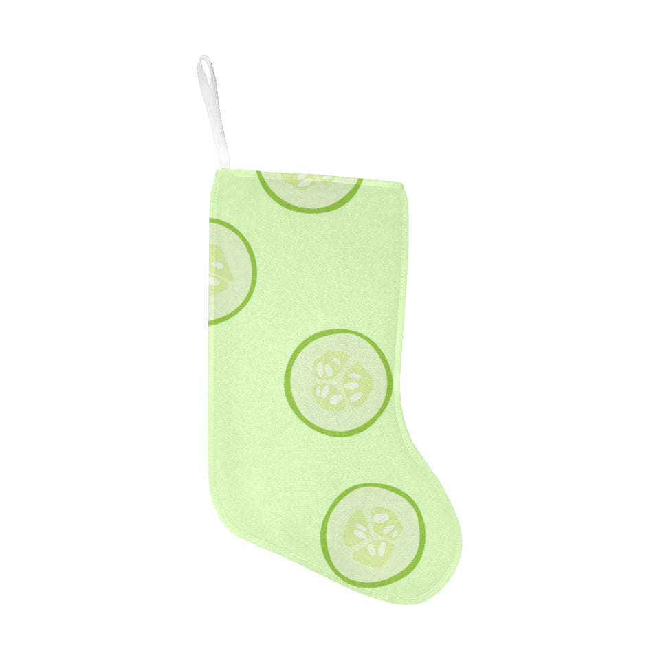 Cucumber pattern Christmas Stocking