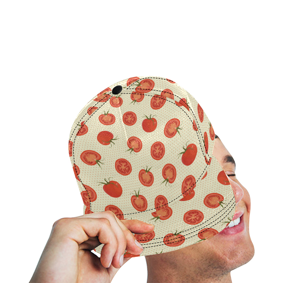 Tomato dot background All Over Print Snapback Cap