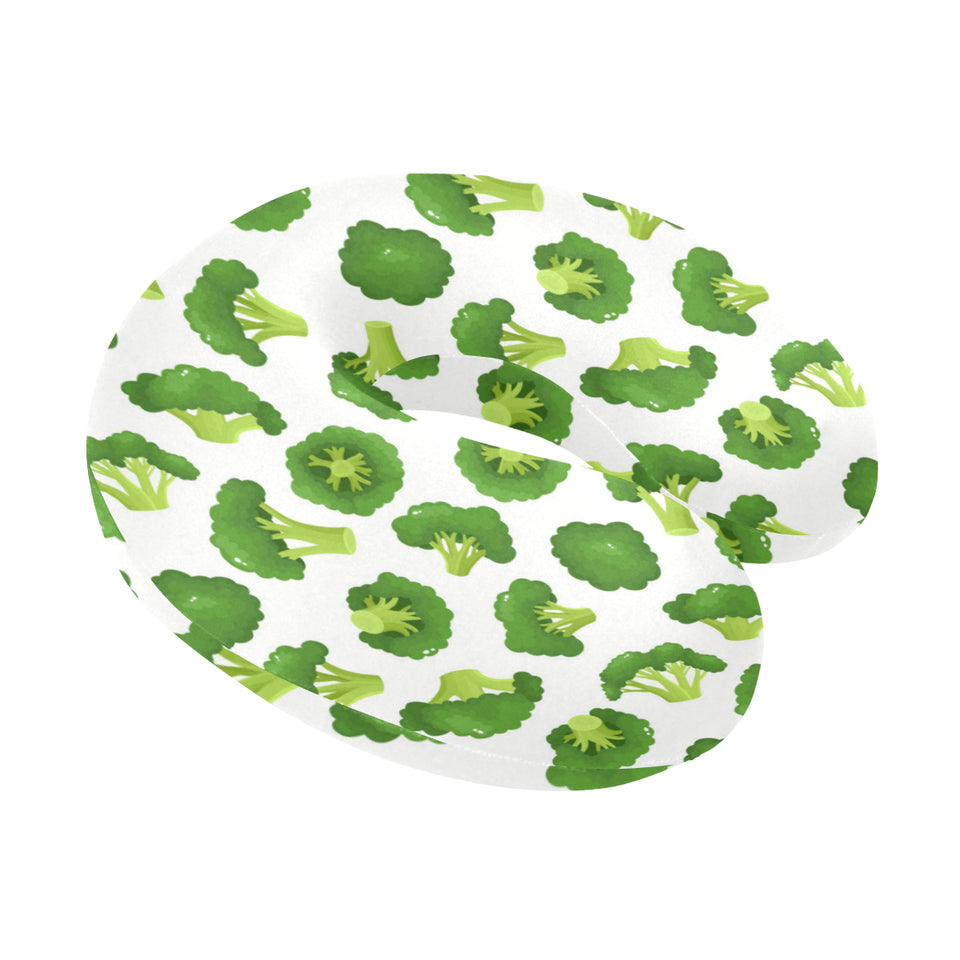 Cute broccoli pattern U-Shaped Travel Neck Pillow