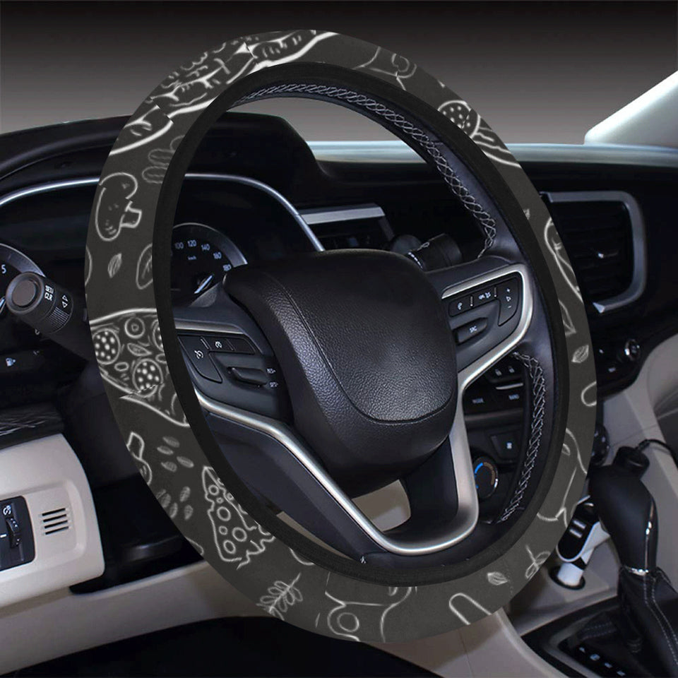 Pizza pattern Car Steering Wheel Cover