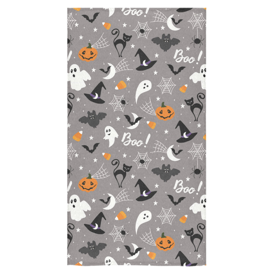 Halloween design pattern Bath Towel