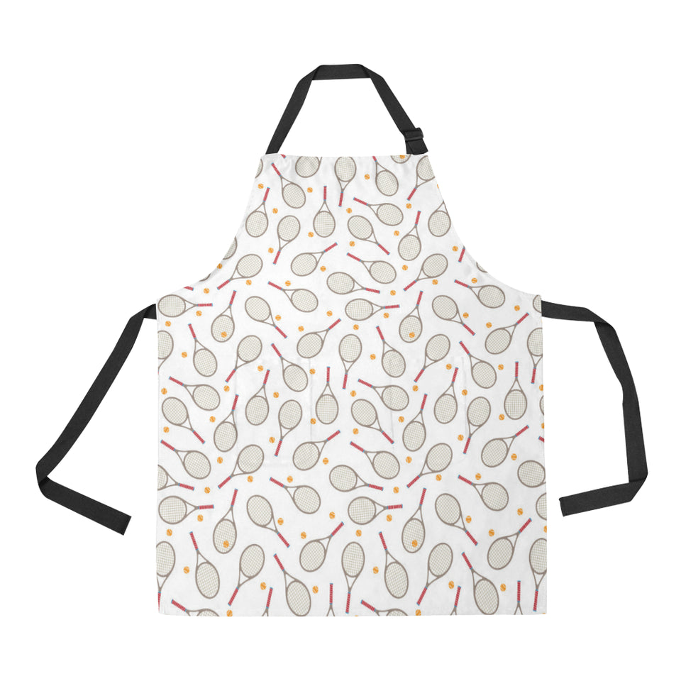 Tennis Pattern Print Design 04 All Over Print Adjustable Apron