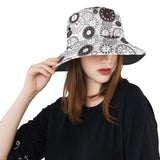Classic vintage clock pattern Unisex Bucket Hat