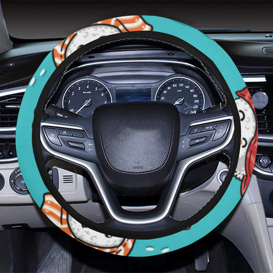 Cute sushi pattern Car Steering Wheel Cover