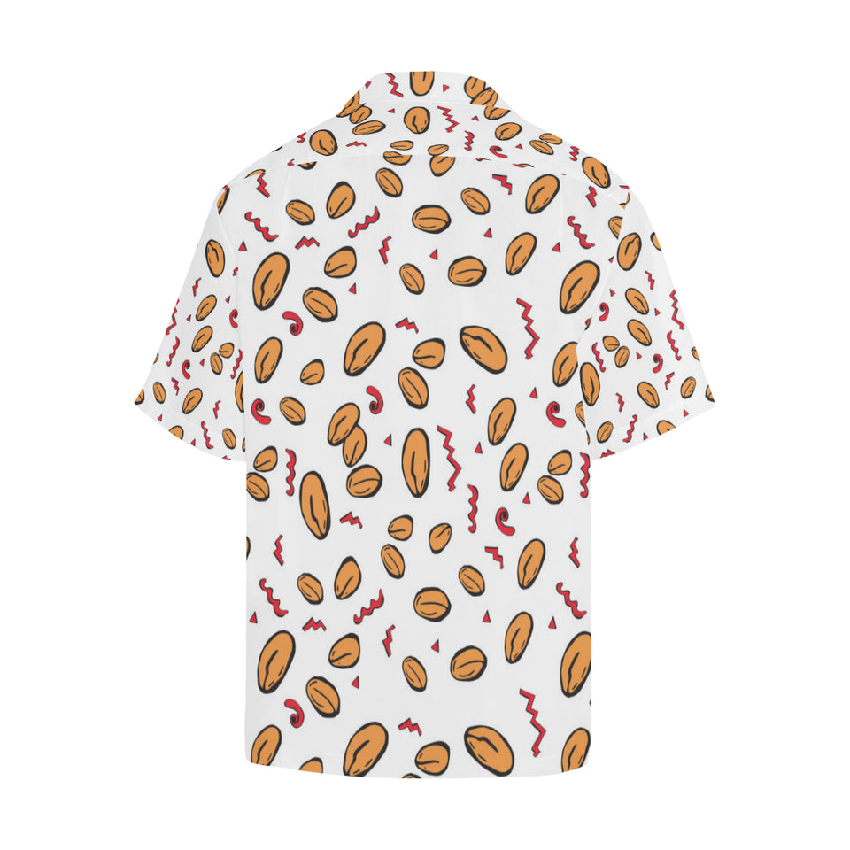 peanuts pattern background Men's All Over Print Hawaiian Shirt