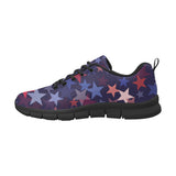 Red blue star pattern Women's Sneaker Shoes