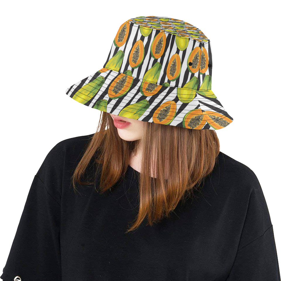 papaya design pattern Unisex Bucket Hat
