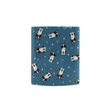 Cute boston terrier dog spattern Morphing Mug Heat Changing Mug