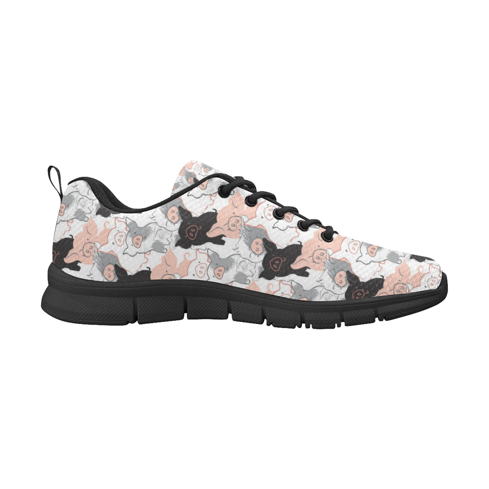 Pig Pattern Print Design 05 Women's Sneaker Shoes