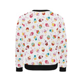 Cake cupcake design pattern Men's Crew Neck Sweatshirt