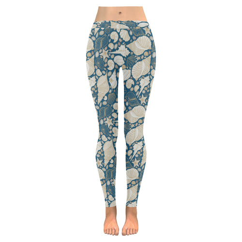 Sea turtle Polynesian Tribal design pattern Women's Legging Fulfilled In US