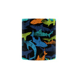 Colorful shark Morphing Mug Heat Changing Mug