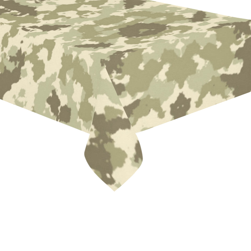 Light Green camouflage pattern Tablecloth