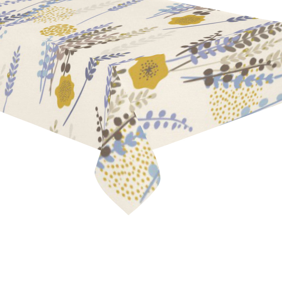 Lavender modern pattern blackground Tablecloth