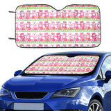 Teddy Bear Pattern Print Design 04 Car Sun Shade