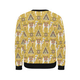 Camels ethnic motif pattern Men's Crew Neck Sweatshirt