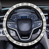 Hippopotamus Pattern Print Design 05 Car Steering Wheel Cover