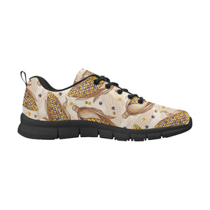 Corn Pattern Print Design 03 Women's Sneaker Shoes