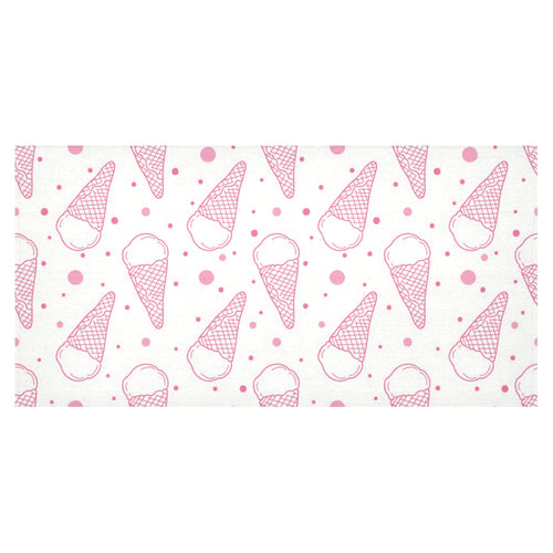 Hand drawn ice cream pattern Tablecloth